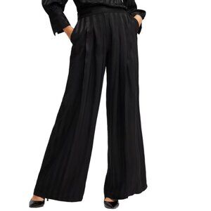 Chico's Black Label Trousers, Size 8, Black, NWT